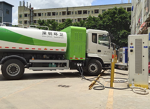 環衛車直流充電樁建站案例